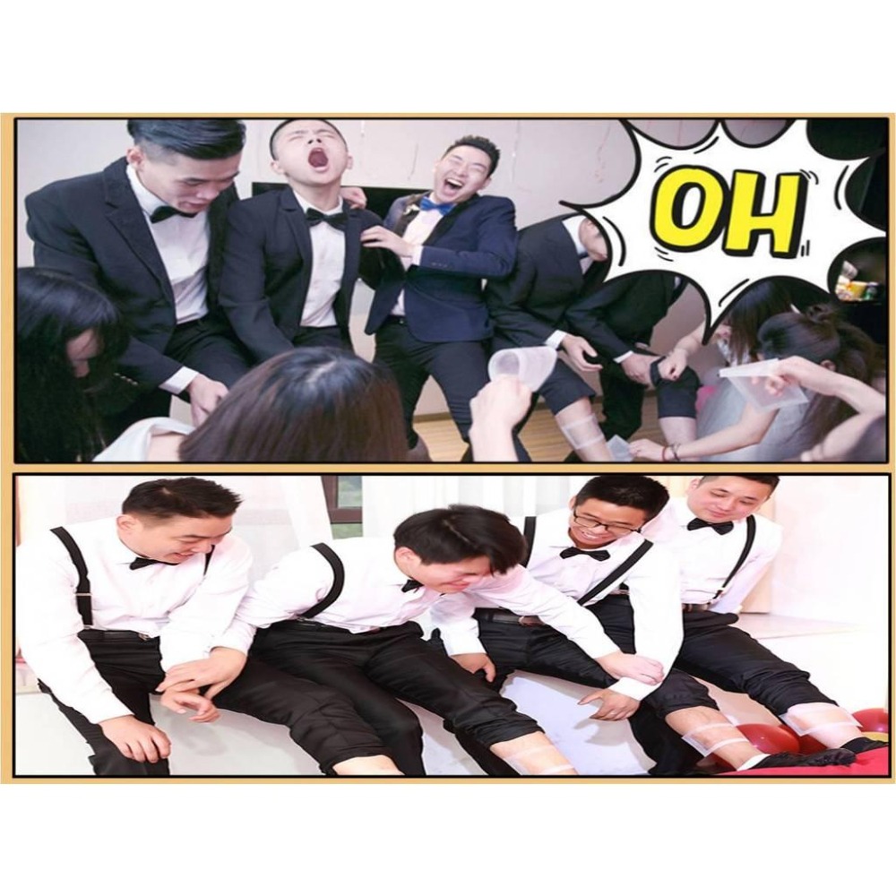 @貨比三家不吃虧@整人撕毛貼 結婚接親 撕腿毛 整人遊戲 婚禮惡搞新郎伴郎團 派對活動 面目全非 惡作劇 真心話大冒險-細節圖3