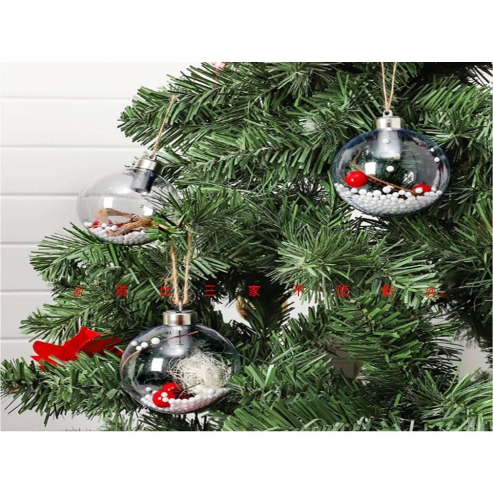 @貨比三家不吃虧@聖誕掛飾球燈 透明球 永生花裝飾球 耶誕球 場景佈置 吊飾 可愛掛球 燈泡球 透明發光球 球形發光燈-細節圖4
