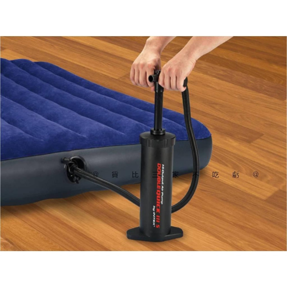 @貨比三家不吃虧@美國INTEX手壓打氣筒 家用打氣機 外宿露營 充氣幫浦 充氣泳圈 幫浦手泵 沙灘球 手動打氣筒-細節圖5