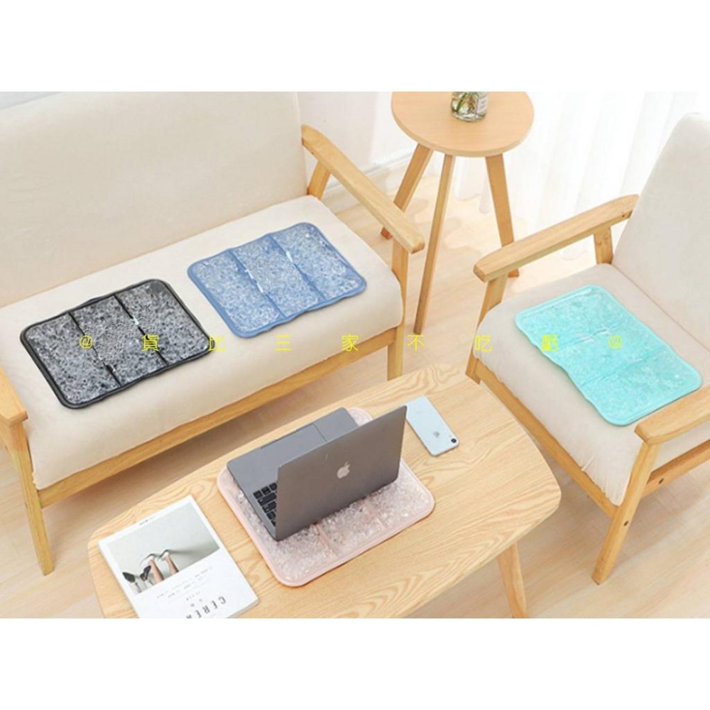 @貨比三家不吃虧@果凍凝膠坐墊 冰晶凝膠清凉冰墊 果凍凝膠涼感坐墊 免注水 消暑神器 冷凝墊 寵物墊 可放冰箱 汽車涼墊-細節圖8