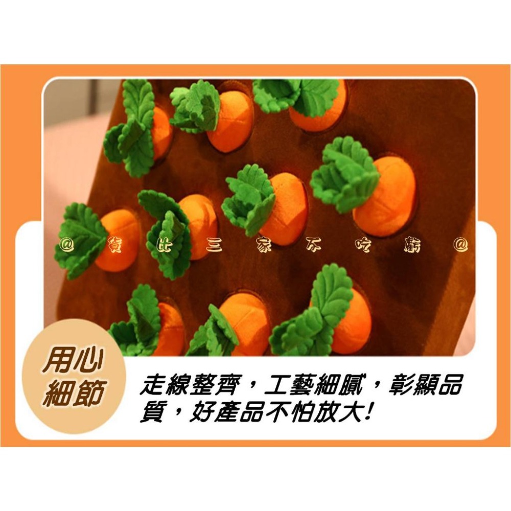 @貨比三家不吃虧@拔蘿蔔玩具 拔蘿蔔寵物玩具 寵物玩具 菜園扮家 胡蘿蔔玩具 寵物嗅聞 貓狗玩具 兒童玩具 益智早教-細節圖6