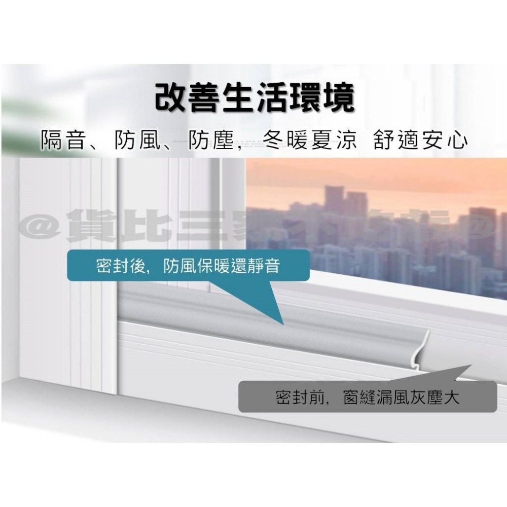 @貨比三家不吃虧@新一代門窗密封條 門縫檔 防水密封條 U型 N型 窗戶隔音 防風條 窗戶密封條 鋁窗密封條 密封膠條-細節圖3
