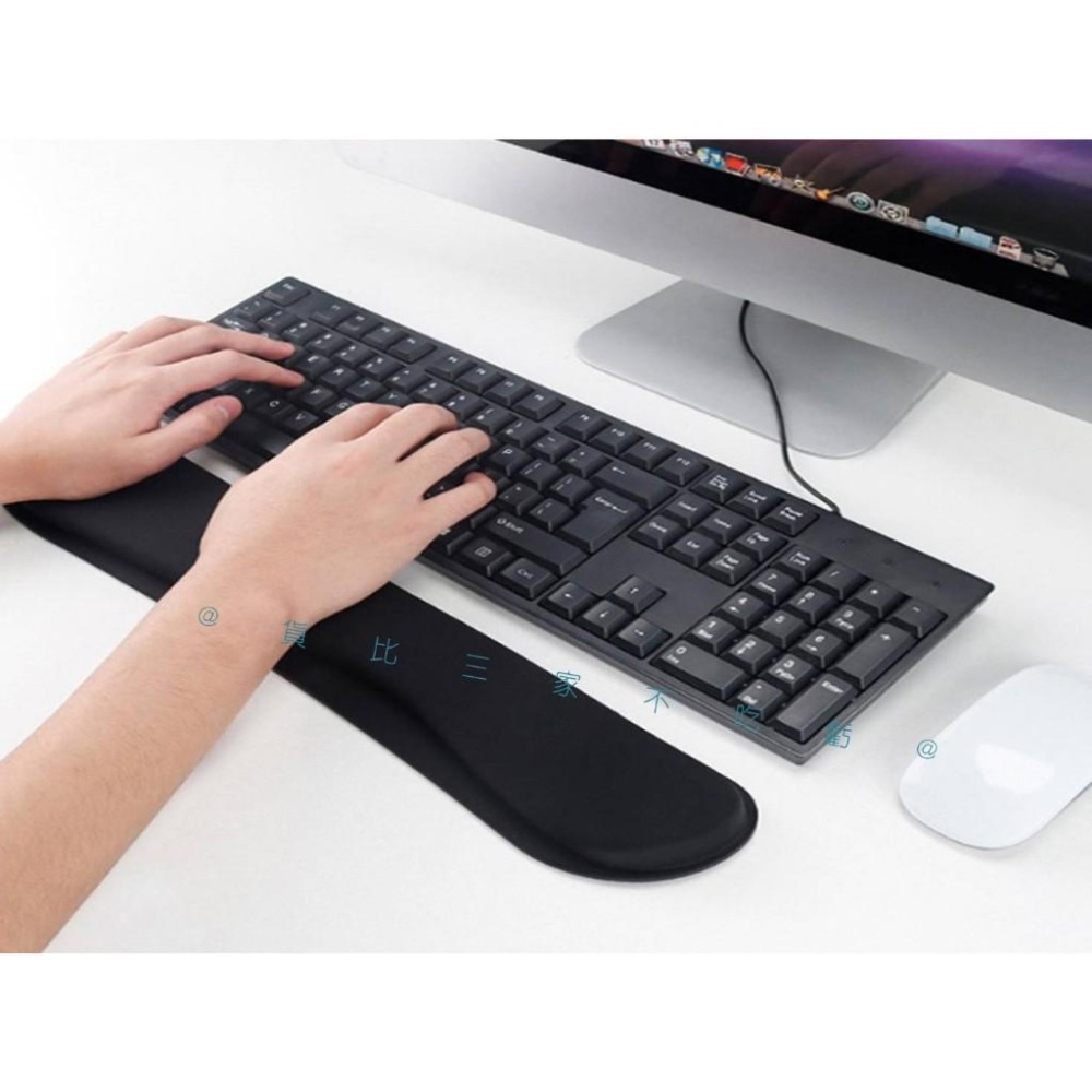 @貨比三家不吃虧@EVA護腕鍵盤墊 穩固支撐 鍵盤托 滑鼠墊加大 電競護手 鍵盤墊 滑鼠手腕墊  鍵盤減壓墊 人體工學-細節圖7