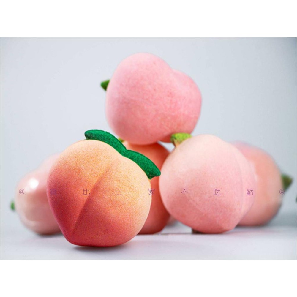 @貨比三家不吃虧@水蜜桃泡澡球 桃子洗澡球 香氛沐浴球 泡泡球 居家SPA 爆炸鹽球 水果香 入浴劑 SPA泡浴球-細節圖6