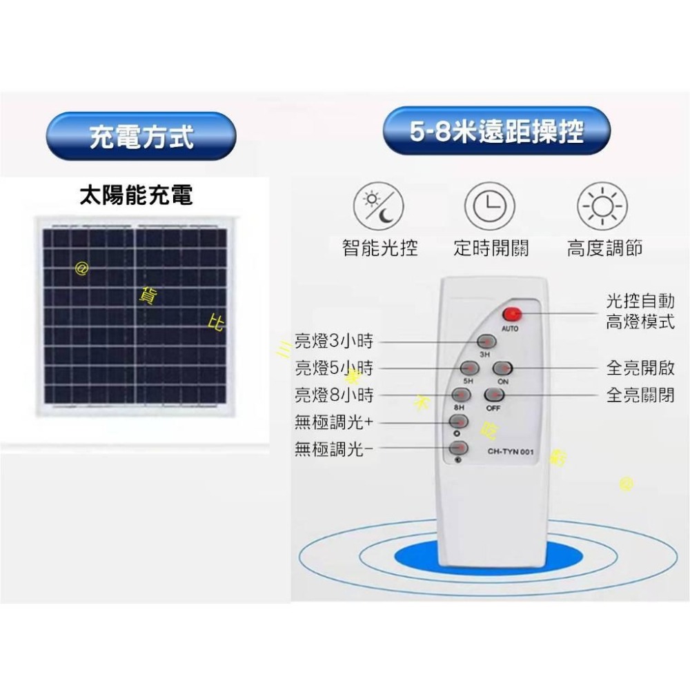 @貨比三家不吃虧@太陽能植物生長燈 植物燈 LED植物燈 防水 花草盆栽植物 育苗灯 粉紅燈 天使環植物燈 溫室植物-細節圖6