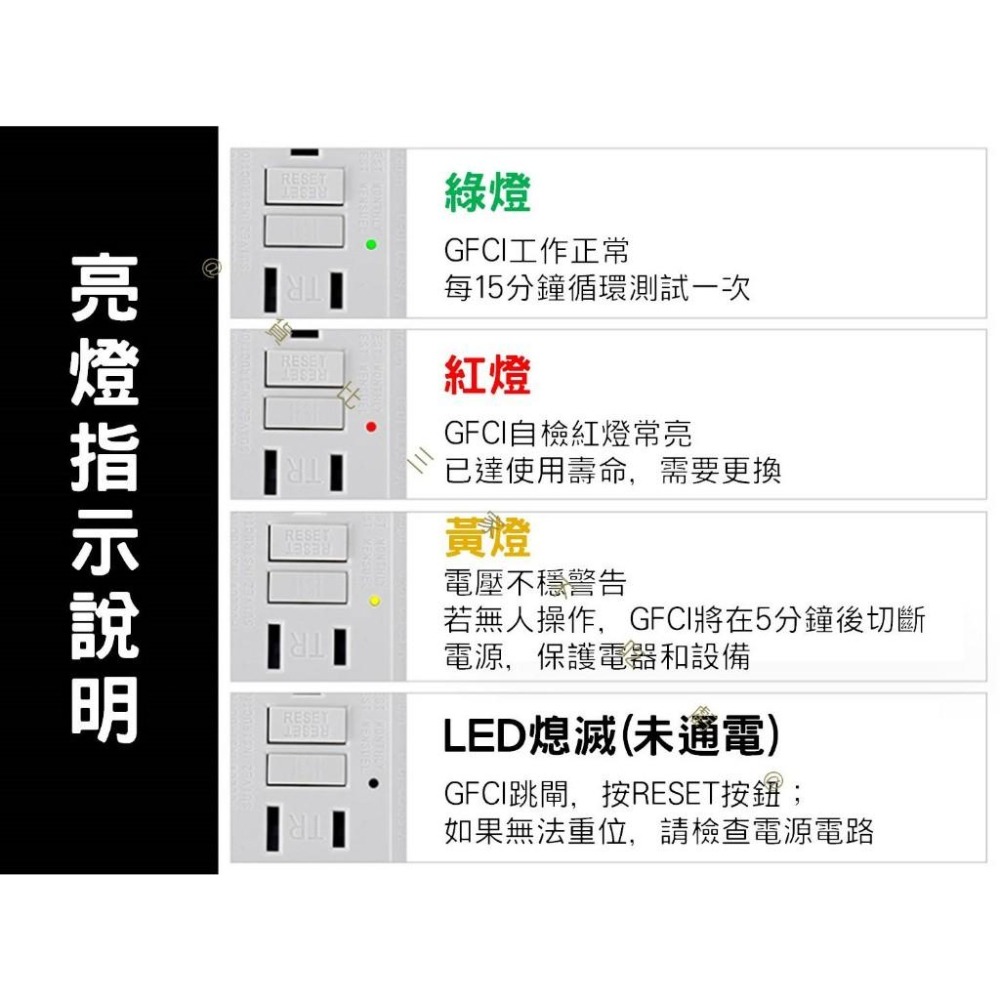 @貨比三家不吃虧@漏電保護插座 雙插附地 居家裝修 插座安全 雙連插座 插座蓋板 聯蓋暗插座 埋入式附接地插座 三孔-細節圖4