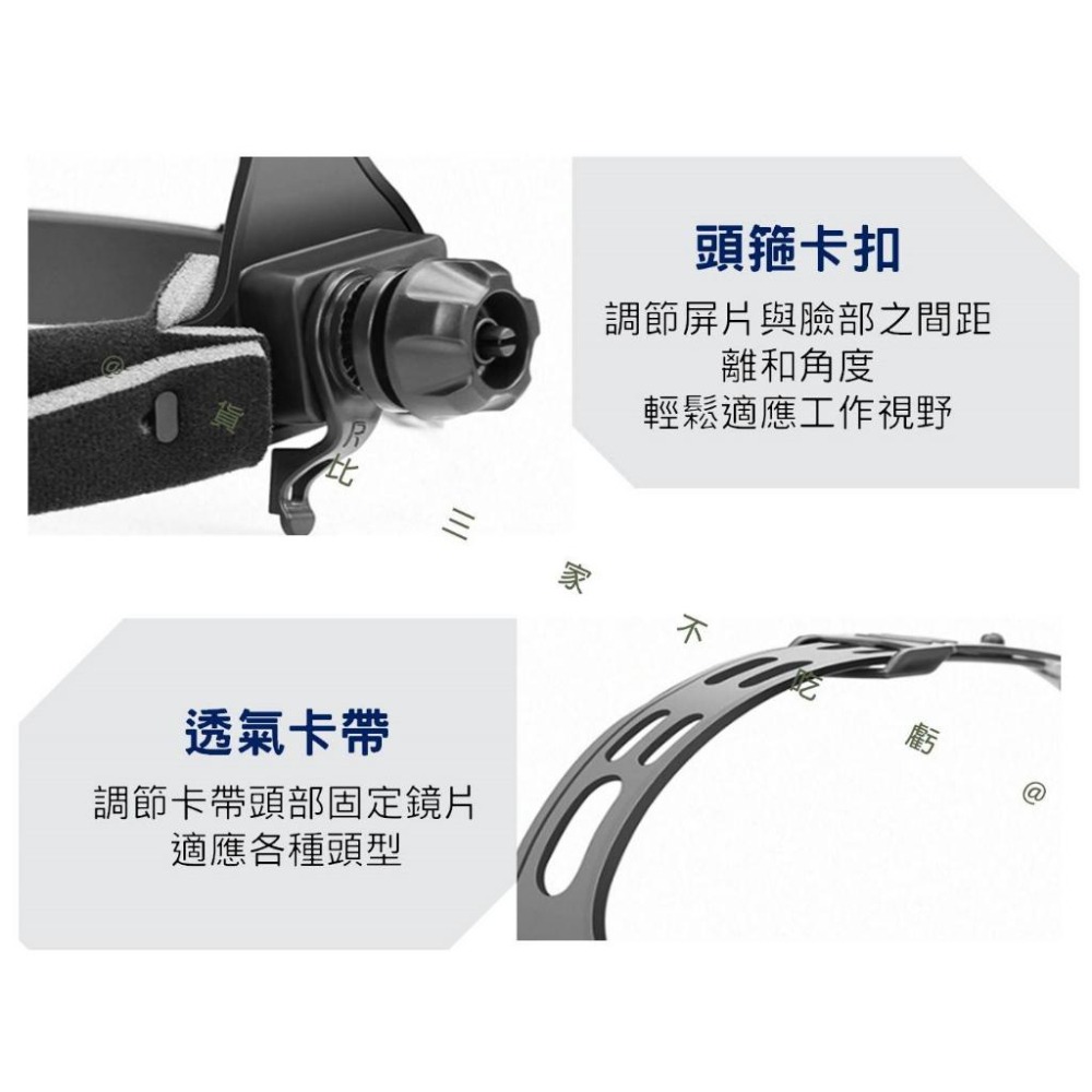 @貨比三家不吃虧@電焊面罩 太陽能自動變光電焊面罩 電銲面罩 全自動焊工防護焊帽 自動變光眼鏡防護罩 真彩 焊工 頭戴式-細節圖6