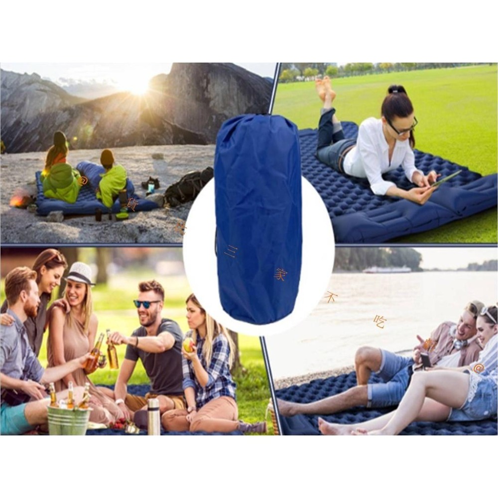 @貨比三家不吃虧@腳踩充氣睡墊 露營床墊 登山床墊 睡墊 旅遊床墊 充氣枕頭 按壓充氣式睡墊 野營專用 TPU材質-細節圖8