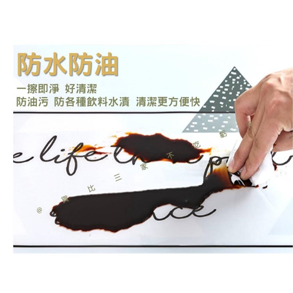 @貨比三家不吃虧@防水防油餐墊 pvc桌墊 軟玻璃塑膠桌布書桌墊 免洗桌墊 亮面桌墊 塑料餐桌墊 易清潔隔熱 軟玻璃桌布-細節圖4