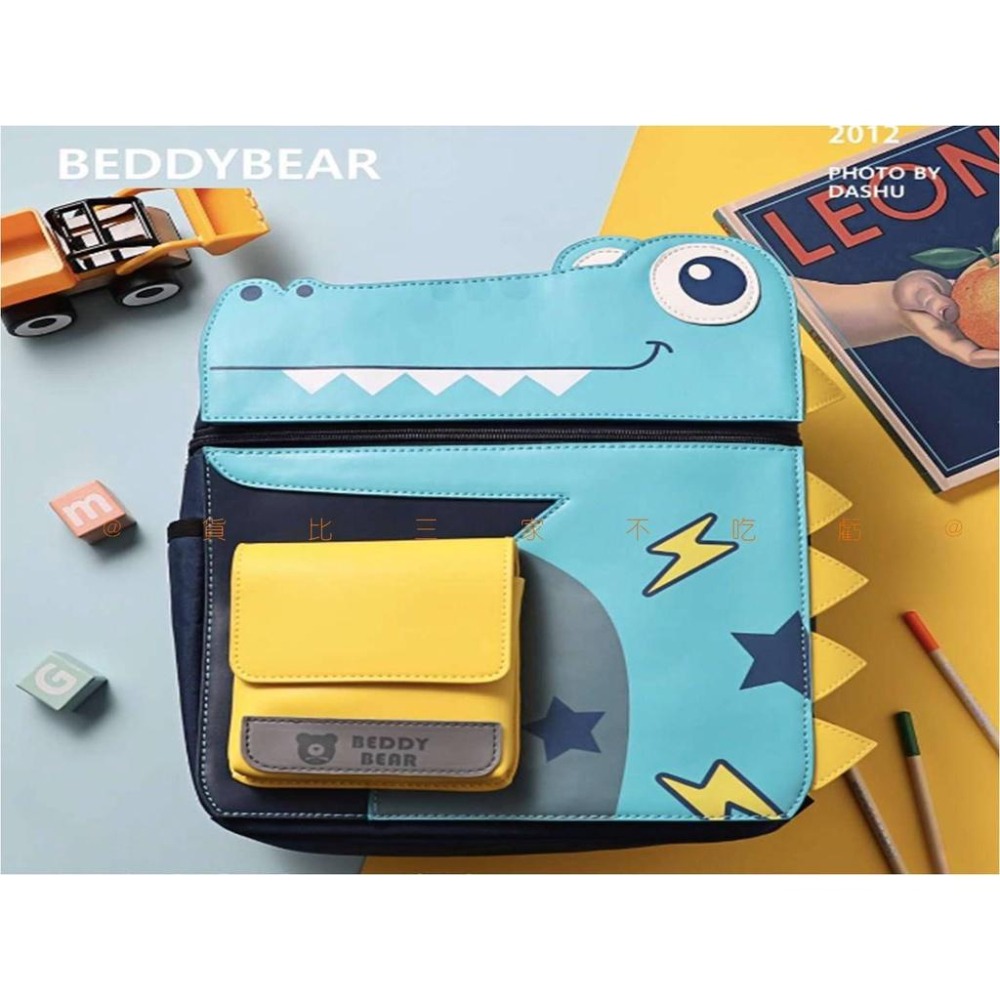 @貨比三家不吃虧@韓國萌趣後背包 韓國beddybear杯具熊 萌趣書包 小孩書包 國小卡通書包 韓版杯具熊 男女雙肩包-細節圖6