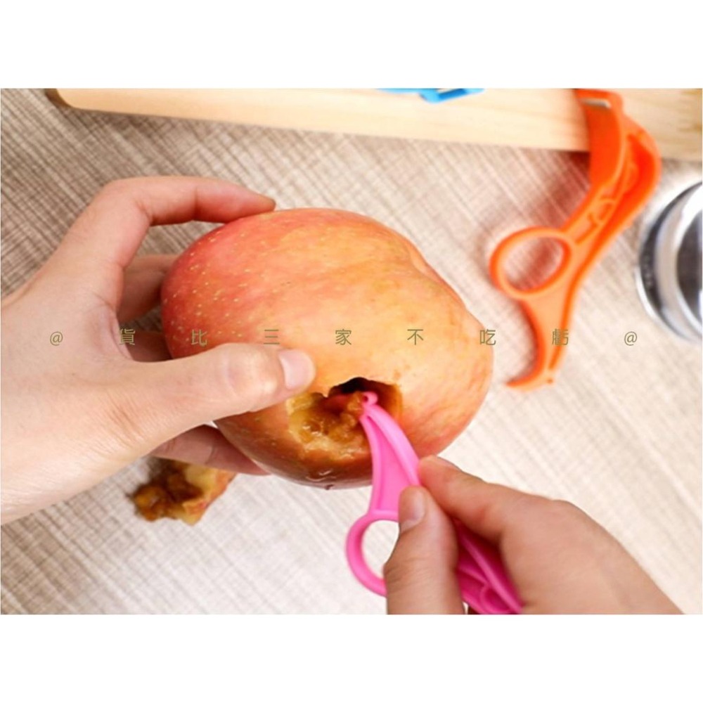 @貨比三家不吃虧@輕巧削皮刀 指環削皮器 創意開果器 輕巧好攜帶 剝水果去皮器 多用刨子 橘子剝皮器 水果削皮器 果皮刀-細節圖8