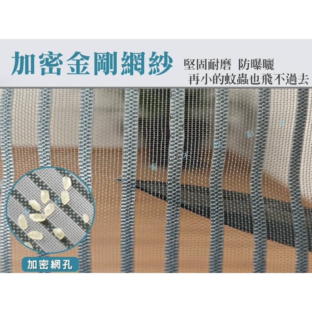 @貨比三家不吃虧@磁吸式防蚊門簾 磁吸門簾 磁鐵門簾 魔鬼黏版標準型 靜音型 網紗門簾 無痕安裝 防蟲門簾 睡簾-細節圖2