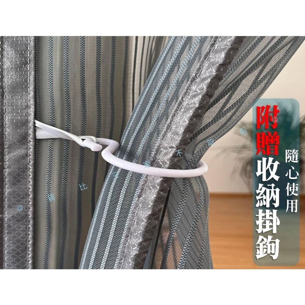 @貨比三家不吃虧@磁吸式防蚊門簾 磁吸門簾 磁鐵門簾 魔鬼黏版標準型 靜音型 網紗門簾 無痕安裝 防蟲門簾 睡簾-細節圖6