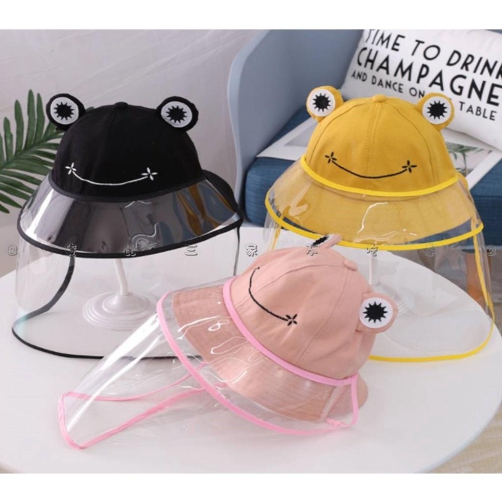 @貨比三家不吃虧@兒童防護面罩 兒童防疫帽 隔離面罩 兒童防疫面罩 兒童面罩 小孩防疫 透明面罩 透氣面罩 寶寶防疫帽-細節圖6