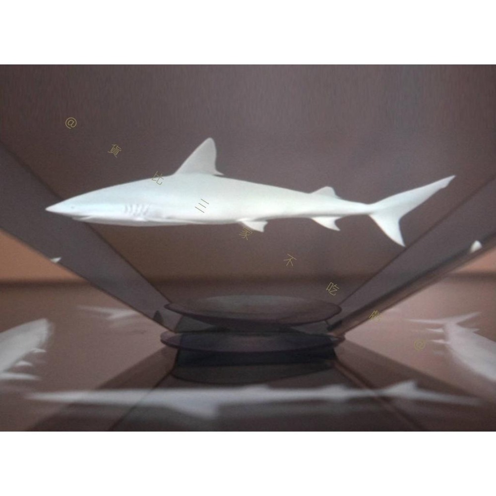 @貨比三家不吃虧@3D全息投影組 全息投影器 三角塔投影儀 吸盤式 Ipad投影儀 裸眼 立體投影片 手機3D全息投影-細節圖6