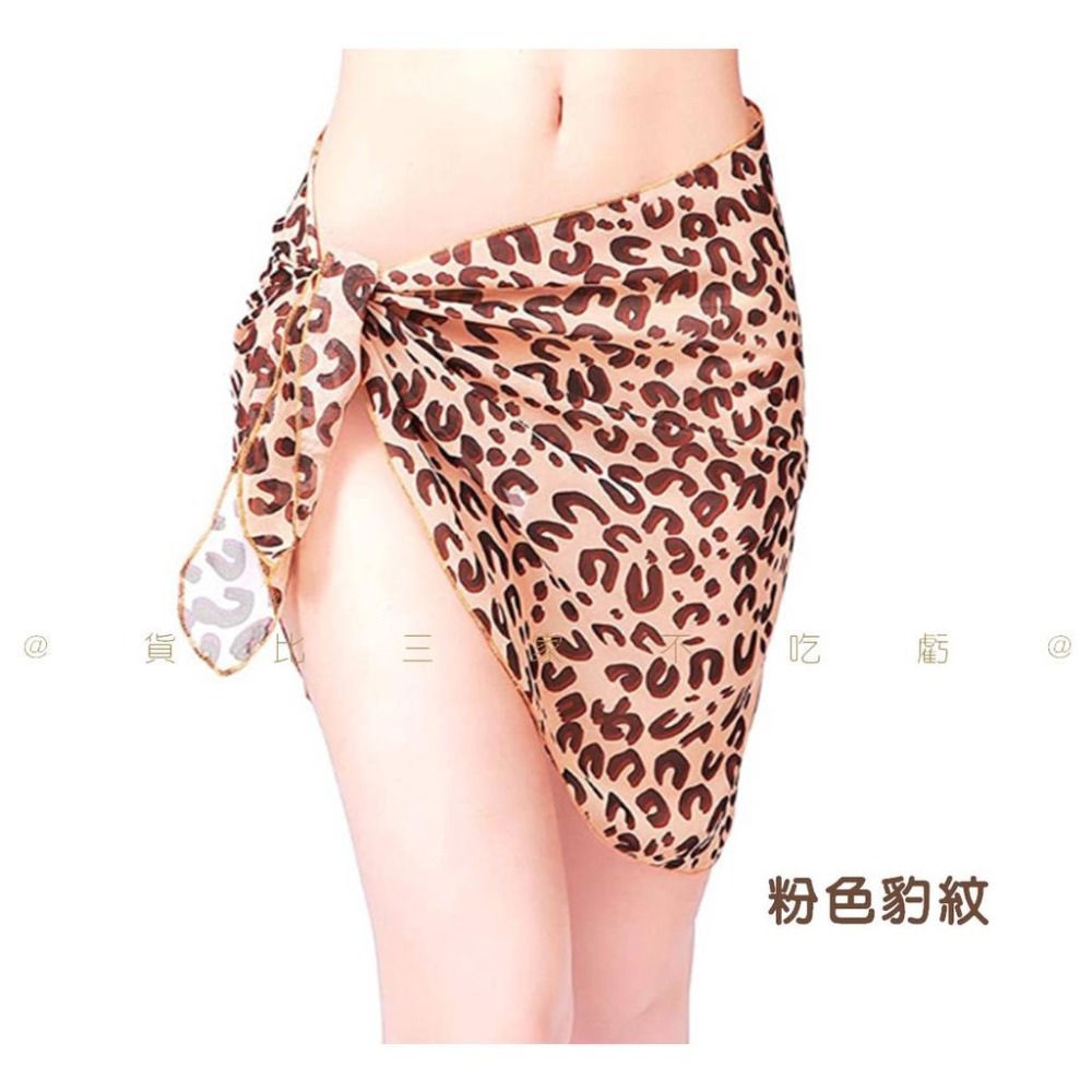 @貨比三家不吃虧@雪紡沙灘圍裙 海灘配飾 海灘巾 防晒紗裙 一片裙 泳衣時尚 肚皮舞 包臀裹裙 比基尼裙 復古印花裙圍-細節圖7