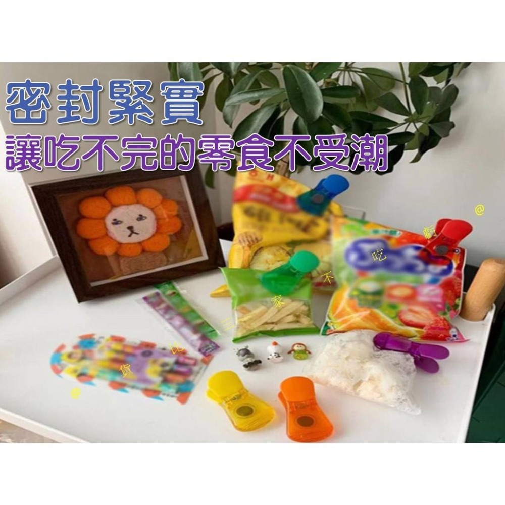 @貨比三家不吃虧@多功能彩色磁鐵夾 食品封口夾 糖果色零食密封夾 小夾子 磁夾 磁吸夾 封口夾 公告夾 便簽夾 樂譜夾-細節圖6