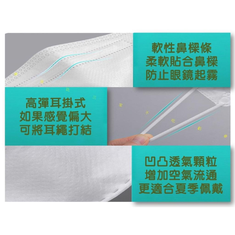 @貨比三家不吃虧@韓版KF94成人立體口罩 魚型口罩 魚嘴柳葉折疊 3D立體口罩 四層口罩 獨立包裝 face mask-細節圖5