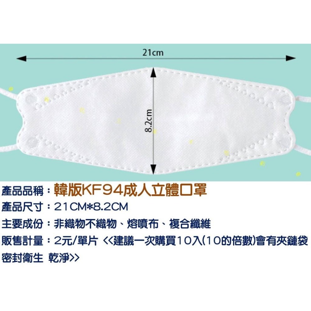 @貨比三家不吃虧@韓版KF94成人立體口罩 魚型口罩 魚嘴柳葉折疊 3D立體口罩 四層口罩 獨立包裝 face mask-細節圖8