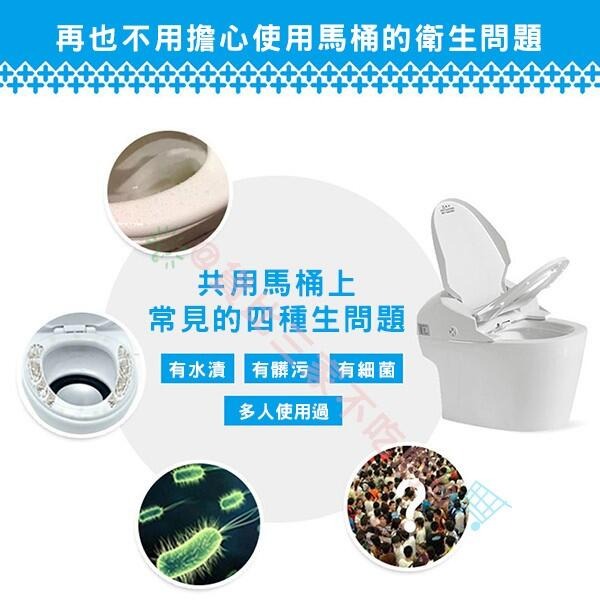 @貨比三家不吃虧@ 拋棄式馬桶墊 一次性馬桶墊 馬桶坐便墊 旅行旅遊 100%防水防菌 醫療級PE防水膜 抗菌座墊-細節圖4