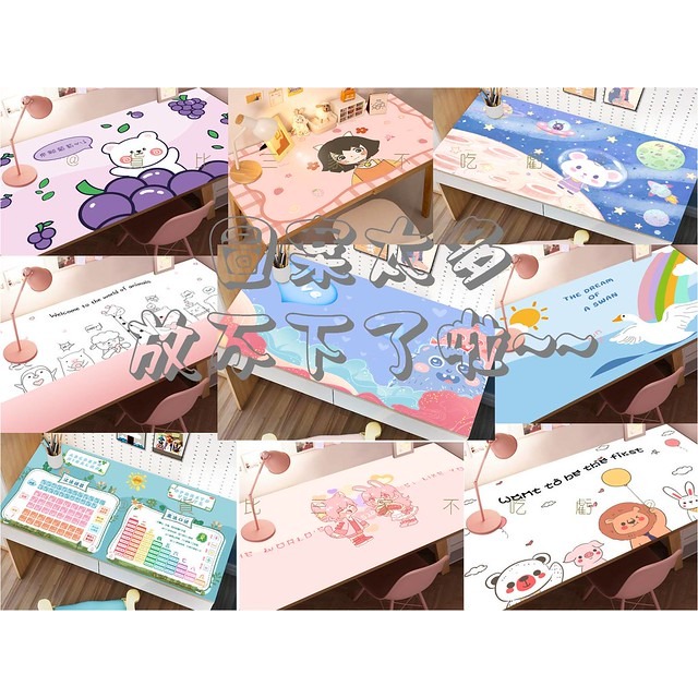 @貨比三家不吃虧@軟玻璃桌墊 可愛防水防油軟玻璃桌墊 PVC軟玻璃 ins風茶幾墊 化妝臺軟玻璃墊 果凍皮革 隔熱 免洗-細節圖7