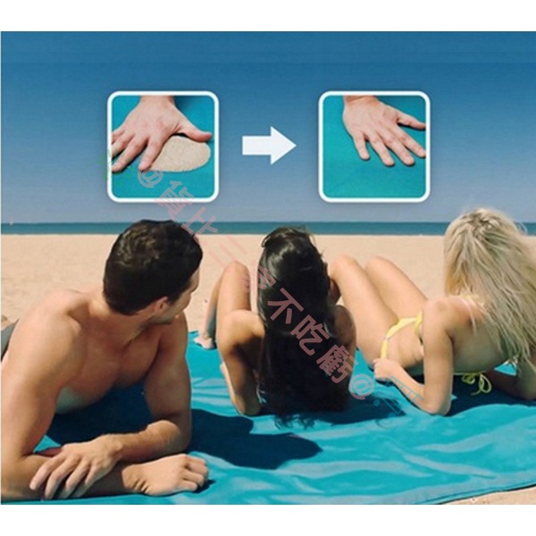 @貨比三家不吃虧@ 神奇漏沙海灘墊 沙灘墊 海灘巾 漏沙 防沙 露營 旅行 野餐墊 野餐巾 地墊布 帳篷 地墊 防水墊-細節圖2