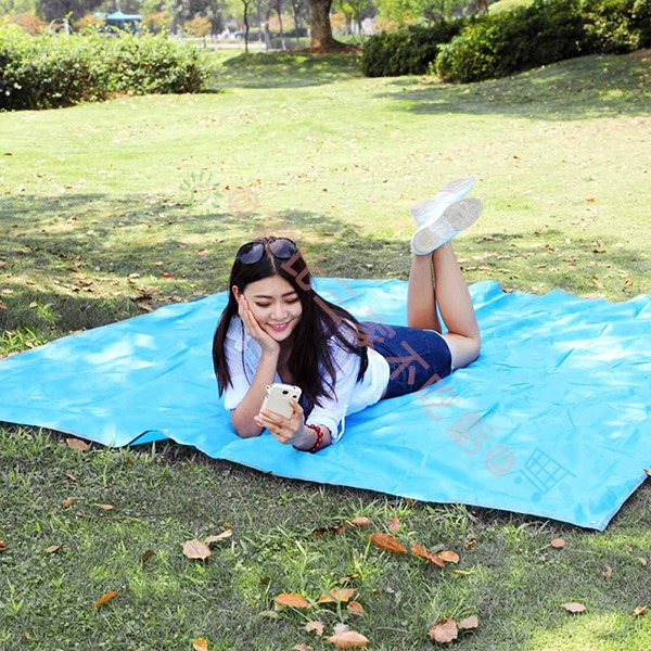 @貨比三家不吃虧@ 神奇漏沙海灘墊 沙灘墊 海灘巾 漏沙 防沙 露營 旅行 野餐墊 野餐巾 地墊布 帳篷 地墊 防水墊-細節圖8