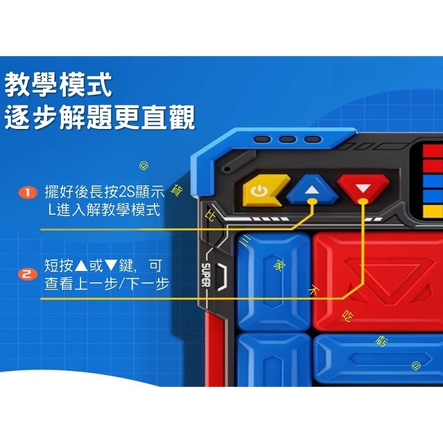 @貨比三家不吃虧@智能華容道滑塊遊戲 電子拼圖 磁性玩具 益智華容道 闖關玩具 桌遊 好攜帶 磁力迷盤 邏輯思維遊戲 數-細節圖3