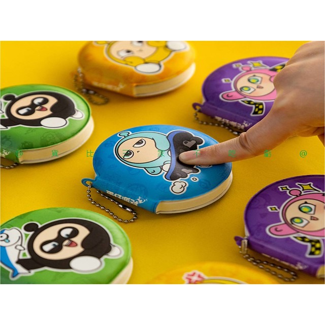 @貨比三家不吃虧@蛋仔派對迷你減壓豆豆本 學習用具 口袋本 流沙本 便攜 便簽本 備忘錄 紀念品 筆記本 鑰匙扣-細節圖4