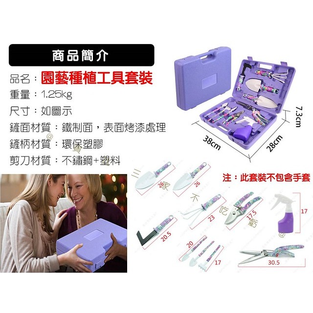 @貨比三家不吃虧@園藝種植工具套裝 園藝工具 種花工具 多肉盆栽 鐵剷 挖土耙 除草 野營工具 多肉植物工具 換盆神器-細節圖9