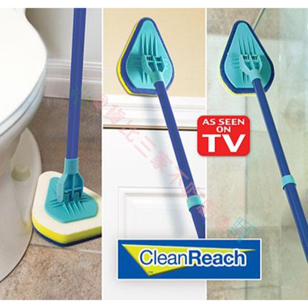 @貨比三家不吃虧@ 萬用三角拖把 懶人拖把 好神拖 多功能清潔刷 可伸縮 家用萬能清潔刷 拖把 拖地 打掃 清潔-細節圖2