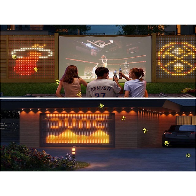 @貨比三家不吃虧@LED幻彩窗簾燈 LED窗簾大螢幕 多功能仙女窗簾燈 RGB 打字燈 戶外裝飾燈 幻彩 編程 涂鴉燈-細節圖8