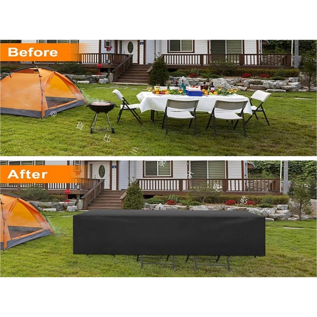 @貨比三家不吃虧@戶外傢俱罩 家具罩 防塵蓋布 防紫外線 花園庭院桌椅防塵罩 貨架防塵 全蓋 空調罩 茶幾罩 防曬-細節圖8