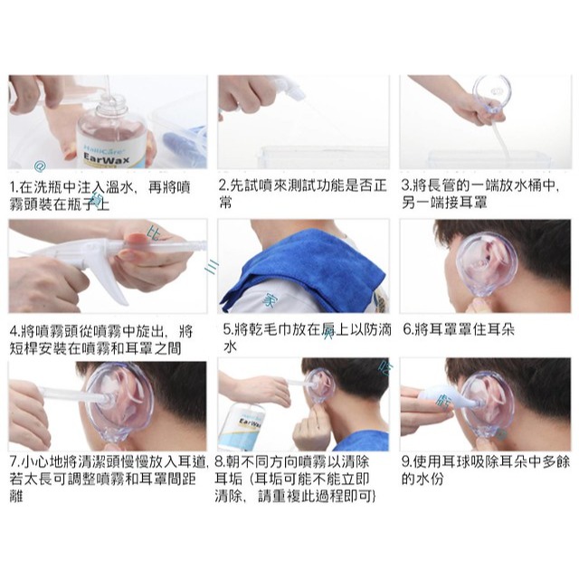 @貨比三家不吃虧@洗耳套組 洗耳器 耳屎 耳道沖洗器 采耳工具 洗耳神器 掏耳 耳扒 粘耳屎 耳結石 清潔耳垢 沖耳器-細節圖5