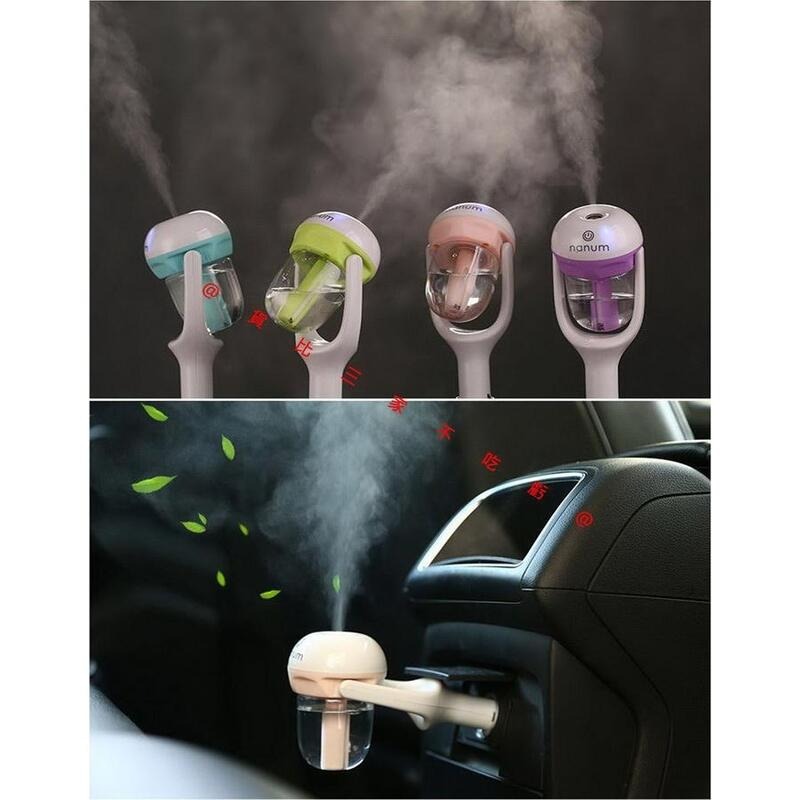 @貨比三家不吃虧@ 超聲波 迷你車充 加濕器 乾燥 智能汽車 薰香 精油 噴霧 空氣淨化器 車內芳香劑 芳香精油 擴香機-細節圖3