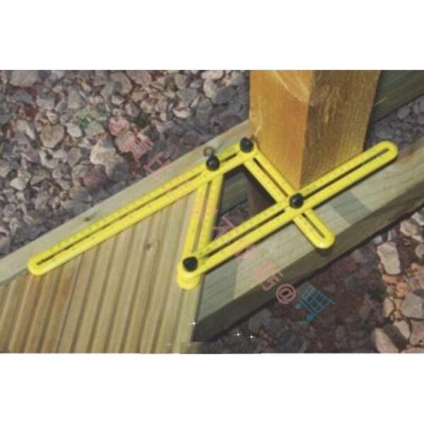 @貨比三家不吃虧@ 萬用角度尺 活動四角尺 不規則折疊尺 滑動塑膠尺 多功能折疊尺 廣告尺 多功能木工尺 任意尺-細節圖5