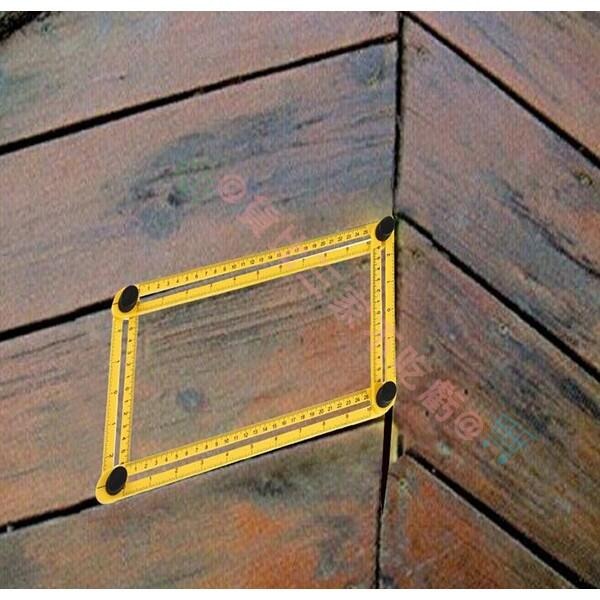 @貨比三家不吃虧@ 萬用角度尺 活動四角尺 不規則折疊尺 滑動塑膠尺 多功能折疊尺 廣告尺 多功能木工尺 任意尺-細節圖8