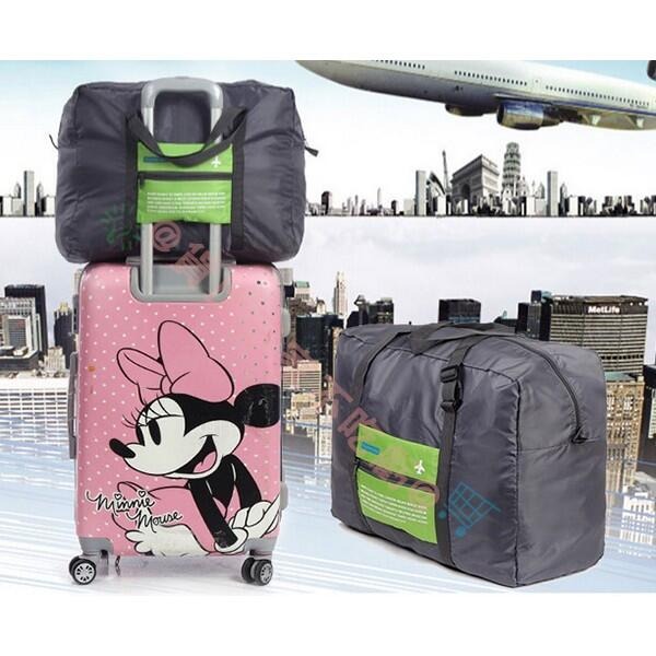 @貨比三家不吃虧@ 折疊式便攜行李袋 旅行袋 輕便可折 防水 旅行包 胸罩內衣物收納袋 整理包 手提包 手提袋-細節圖2