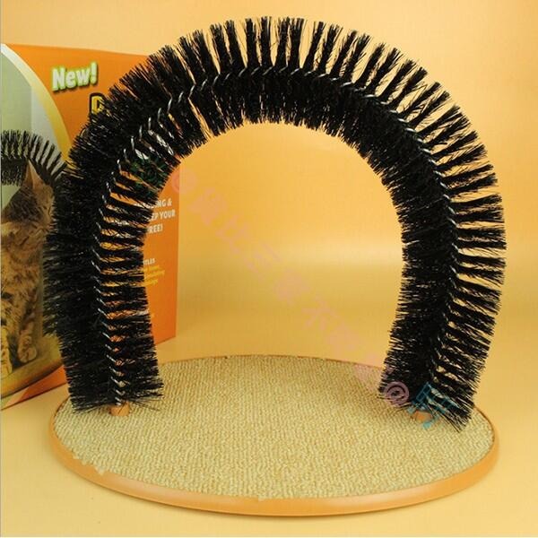 @貨比三家不吃虧@ Purrfect arch《拱形自梳門/蹭毛刷/蹭毛器》讓貓自己磨蹭、拱型貓貓毛刷 貓跳台 逗貓棒-細節圖5