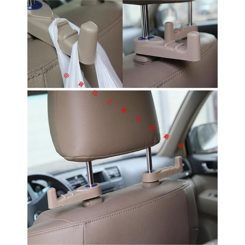 @貨比三家不吃虧@ 車用掛勾 前掛 後掛 後座掛鉤 置物架 飲料掛鉤 車用掛勾 後座掛勾 隱藏式椅背掛鈎 汽車置物勾-細節圖3