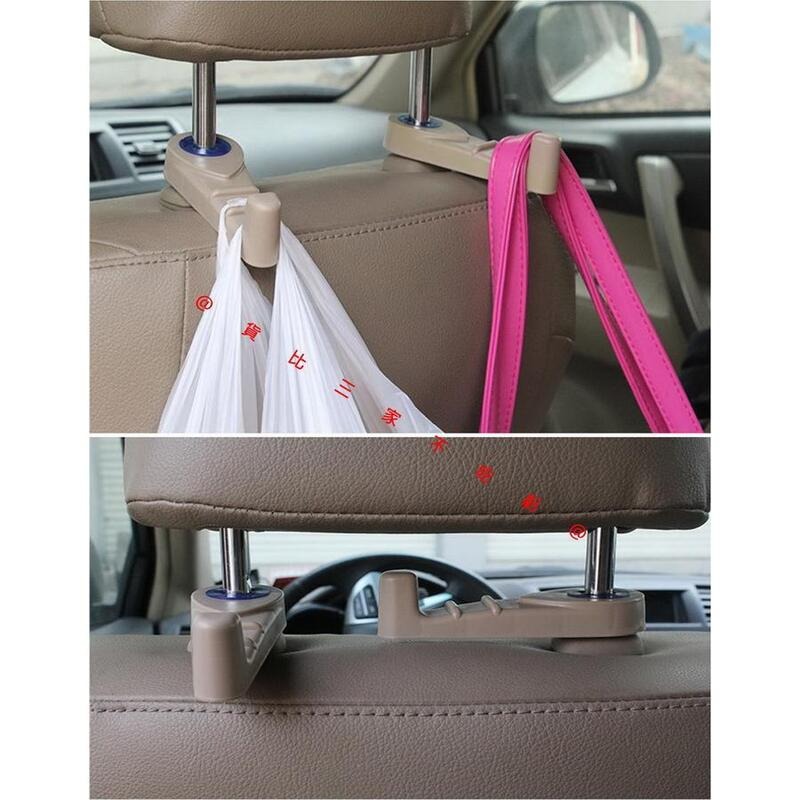 @貨比三家不吃虧@ 車用掛勾 前掛 後掛 後座掛鉤 置物架 飲料掛鉤 車用掛勾 後座掛勾 隱藏式椅背掛鈎 汽車置物勾-細節圖8