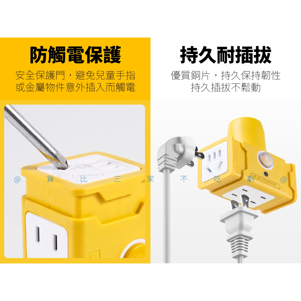 @貨比三家不吃虧@工程級大功率插座 不帶線 耐摔 接線板通用款 工程插座 電木插座 三面插 安全 家用 二扁腳 接零線-細節圖7