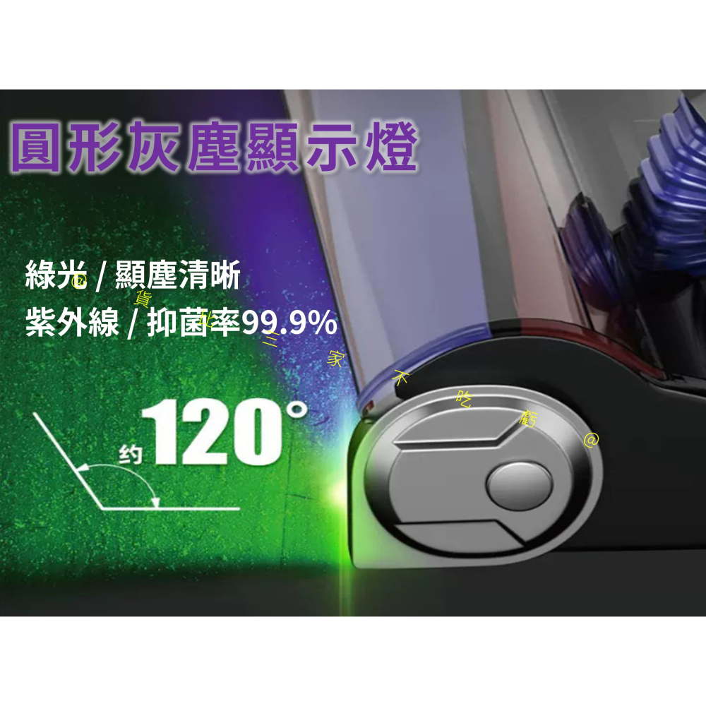 @貨比三家不吃虧@圓形灰塵顯示燈 戴森吸塵器顯塵燈 通用 洗地機 大掃除 螢幕貼膜 雷射光顯塵燈 螢光燈 雷射光 黑科-細節圖2