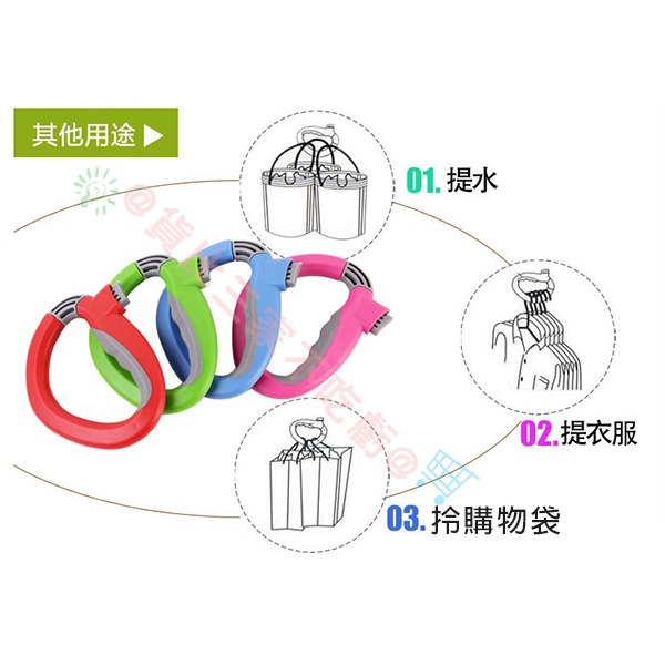 @貨比三家不吃虧@ 省力提物器 購物好幫手 便攜提把 攜帶型提菜器 拎包器 開合式便攜提菜手提器 拎袋器 D型提手提物-細節圖6