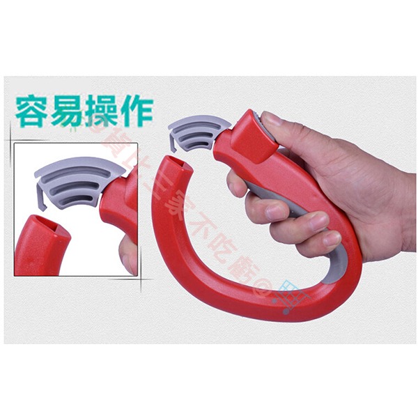 @貨比三家不吃虧@ 省力提物器 購物好幫手 便攜提把 攜帶型提菜器 拎包器 開合式便攜提菜手提器 拎袋器 D型提手提物-細節圖7