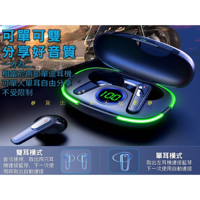 @貨比三家不吃虧@無線藍芽耳機 運動藍牙耳機 液晶LED顯示 無線耳機 大充電倉 配件 蘋果安卓可用 生日禮物 久戴不痛-細節圖5