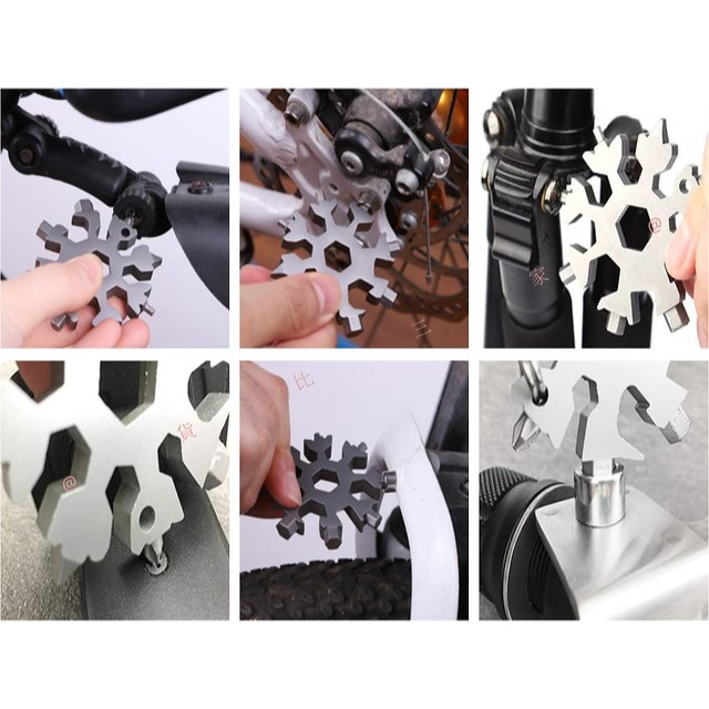 @貨比三家不吃虧@ 多功能雪花板手 八角工具 18合1萬用 內六角 一字螺絲刀 外六角 十字螺絲刀 開瓶器 五金修繕-細節圖6