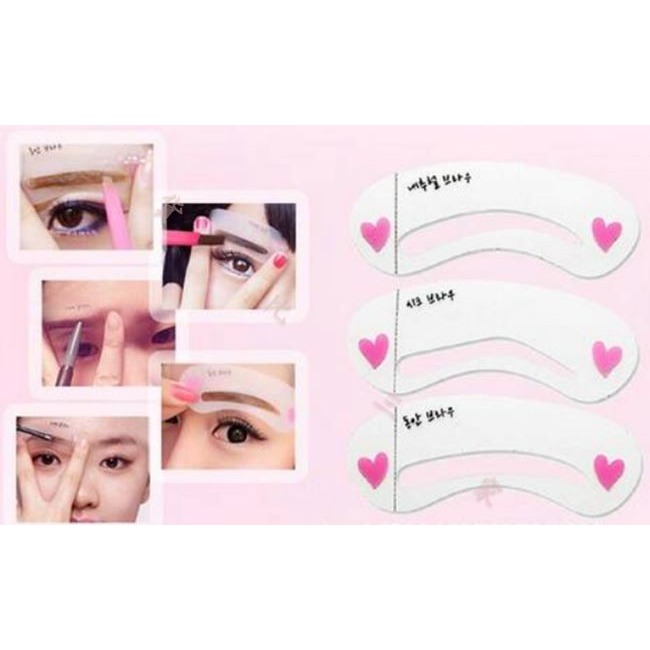 眉形辅助卡 Brow Class 畫眉工具 眉形卡 修眉 輔助器 畫眉卡 新手工具 三入一組 三種眉型 彩妝工具 畫眉神-細節圖4