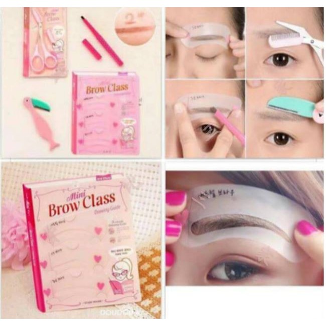 眉形辅助卡 Brow Class 畫眉工具 眉形卡 修眉 輔助器 畫眉卡 新手工具 三入一組 三種眉型 彩妝工具 畫眉神-細節圖5