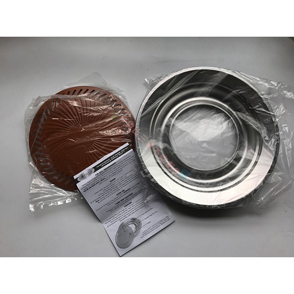 STOVETOP GRILL 高級烤盤 不沾鍋 無煙烤盤 韓式烤肉 中秋節烤肉 烤魚 烤五花 超讚圓形烤盤 烤肉架 1-細節圖3